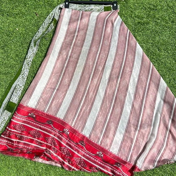 Reversible Flowy Gypsy Maxi Skirt, OS - Picture 8 of 12